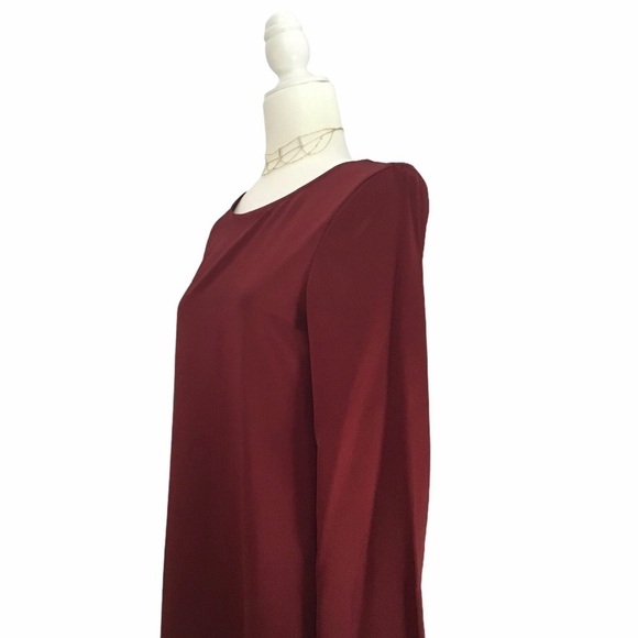 NWT Relative Pi Mahogany Berry Shift Dress - Picture 5 of 5